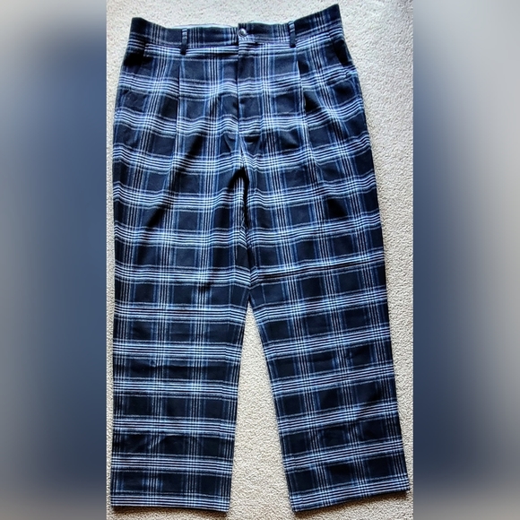 Zara Wide Leg Checkered Pants - Picture 3 of 6